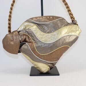 Vintage Park Avenue Int. Metallic Patchwork Shoulder Bag